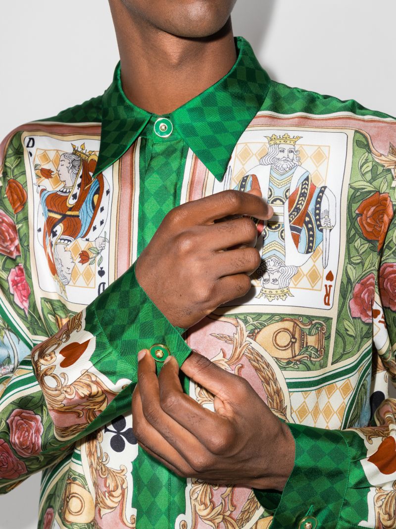 Jardin Des Cartes Silk Shirt