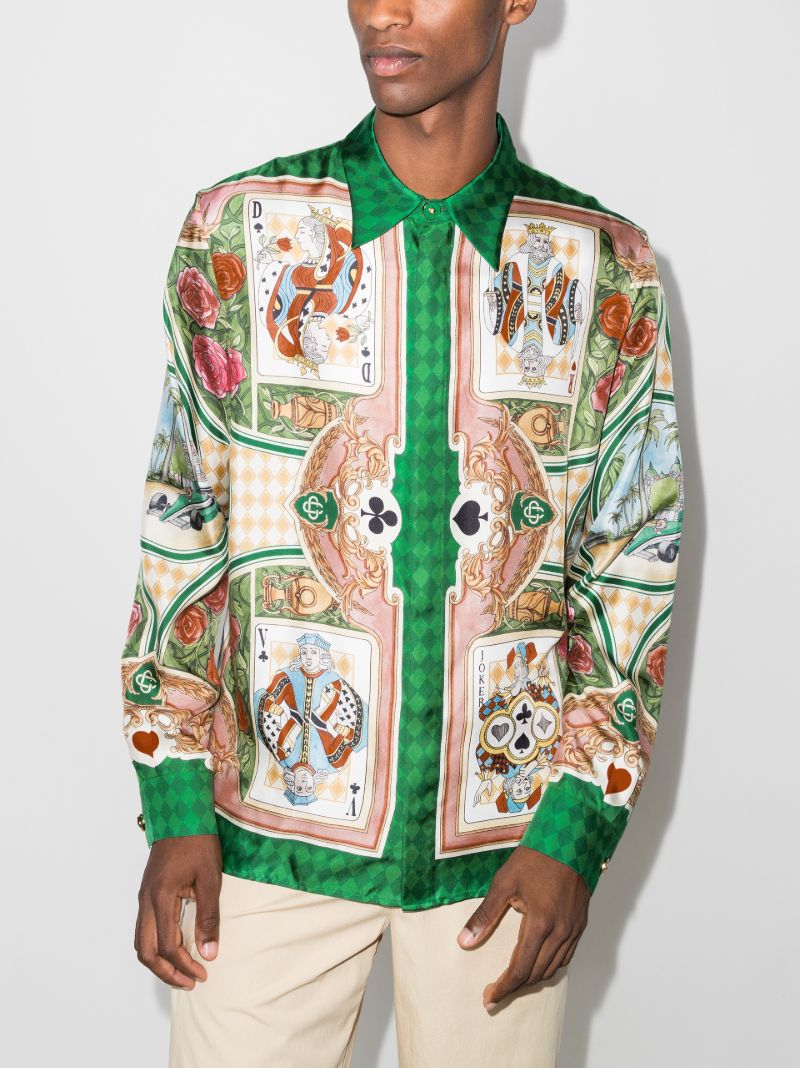 Jardin Des Cartes Silk Shirt