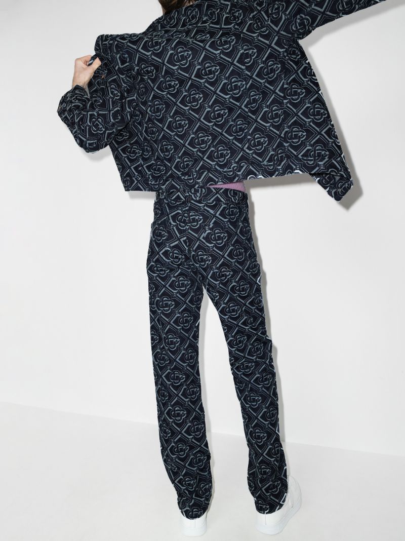 Monogram Straight Leg Jeans