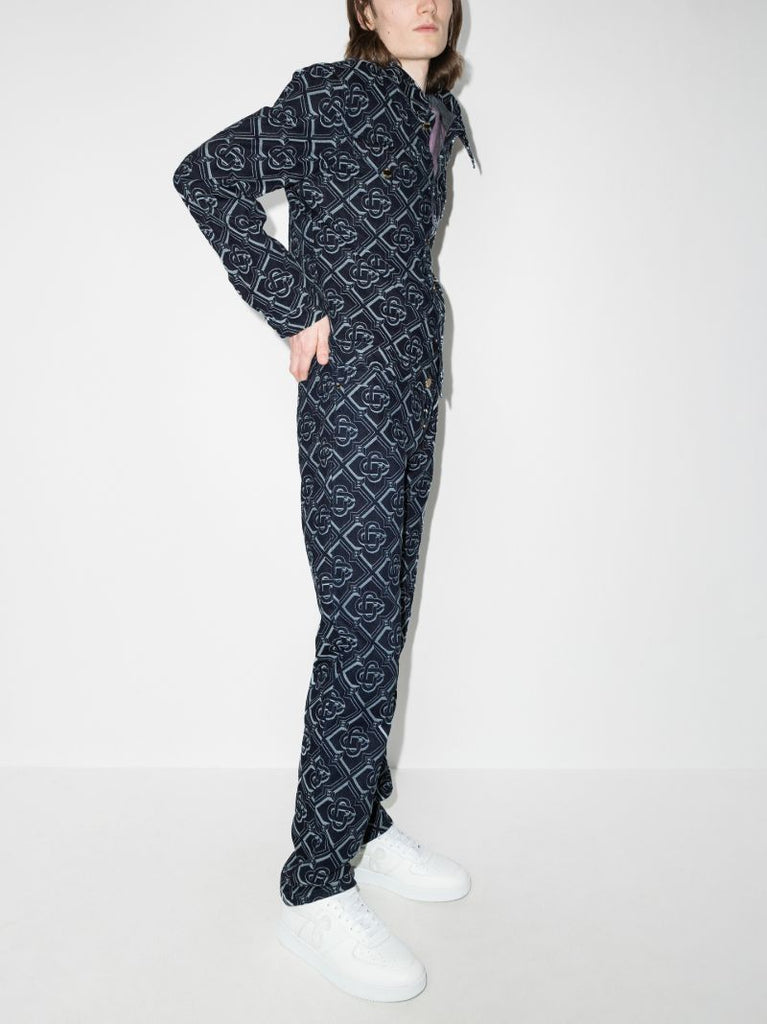 Monogram Straight Leg Jeans