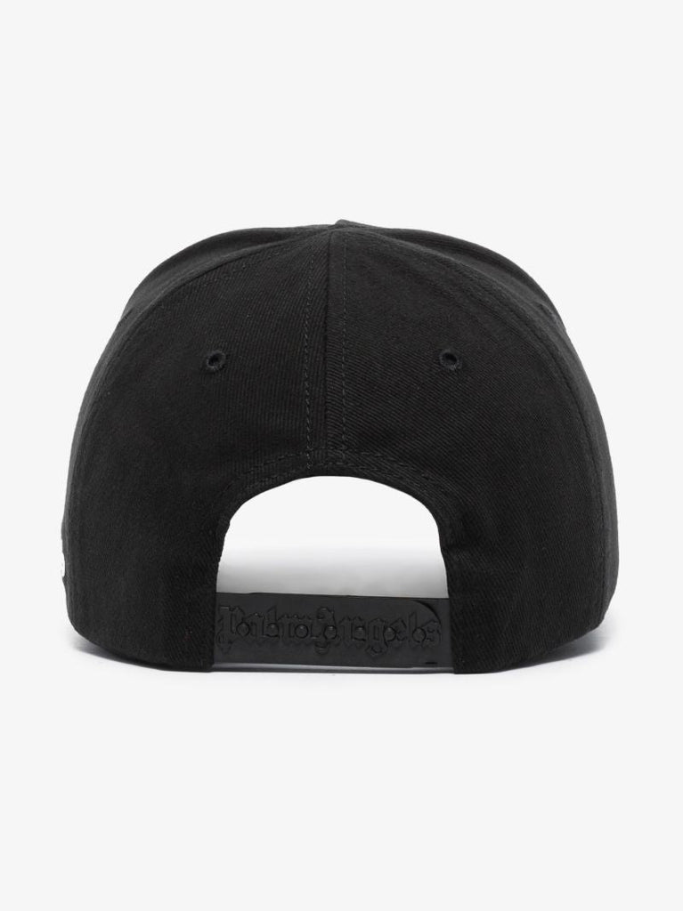 Black Spray Bear Motif Cap