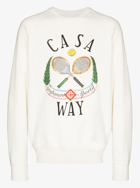 Casaway Tennis Club Print Sweatshirt