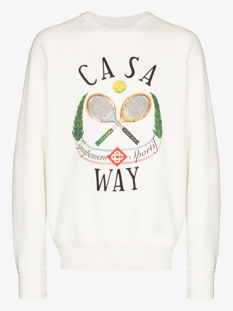 Casaway Tennis Club Print Sweatshirt