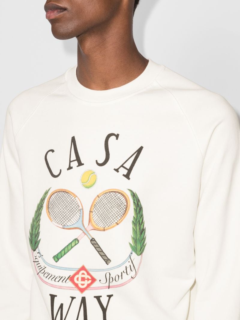 Casaway Tennis Club Print Sweatshirt