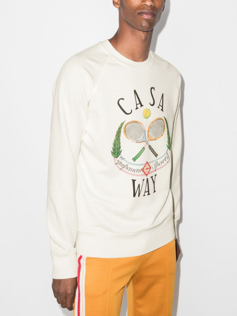 Casaway Tennis Club Print Sweatshirt