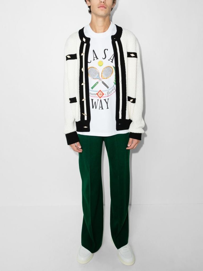 Casaway Print Cotton T-shirt