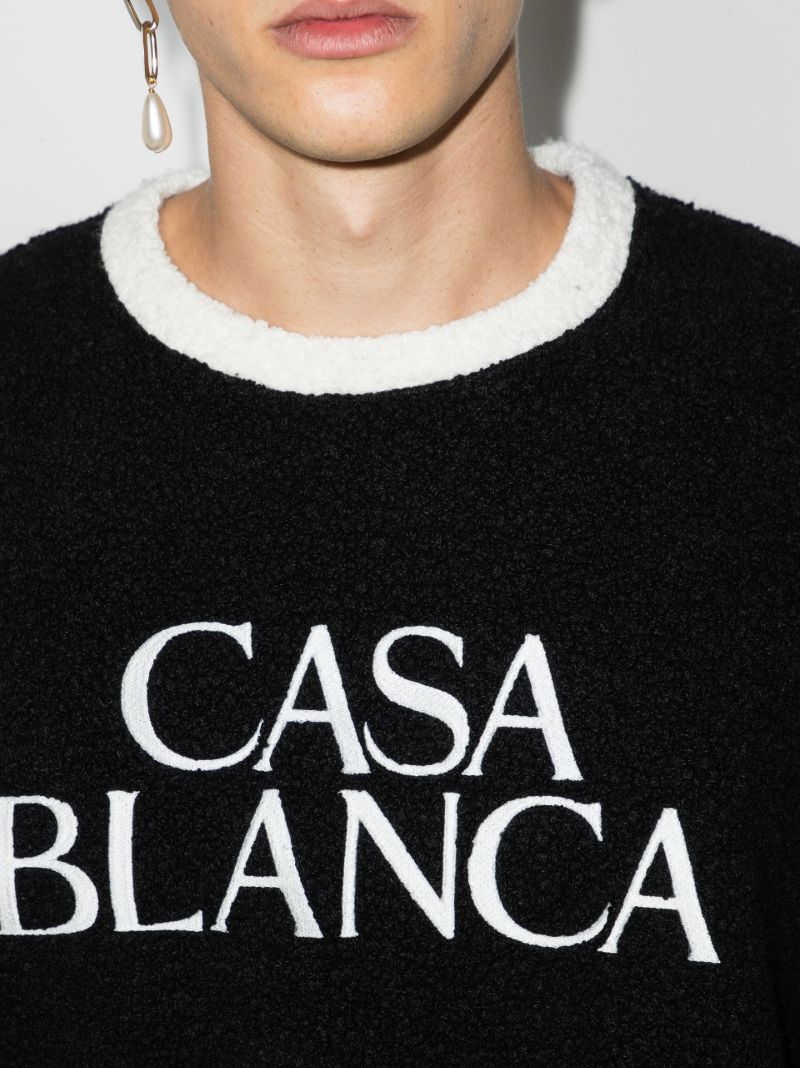 Logo Embroidered Terry Sweatshirt