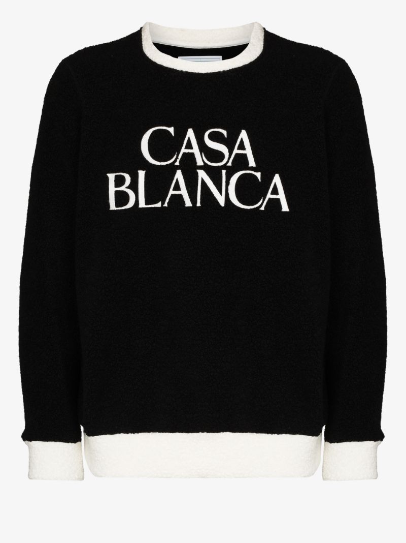 Logo Embroidered Terry Sweatshirt