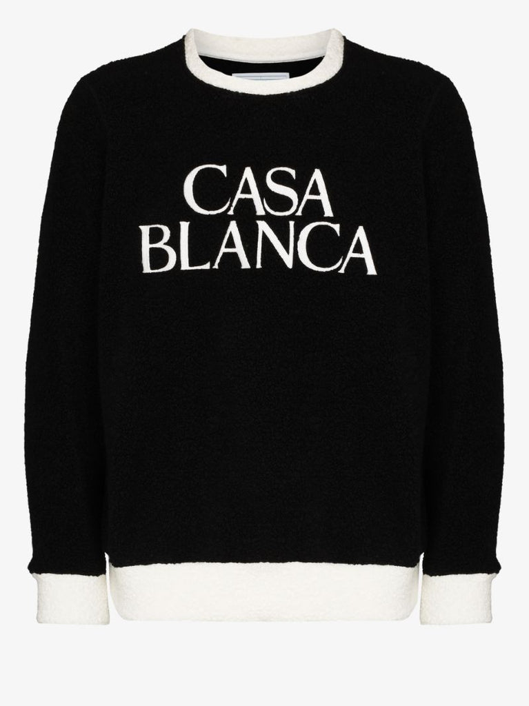 Logo Embroidered Terry Sweatshirt