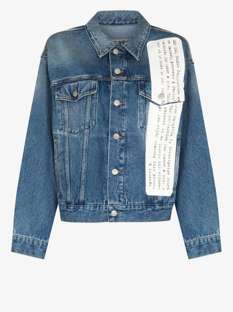 Description Print Denim Jacket
