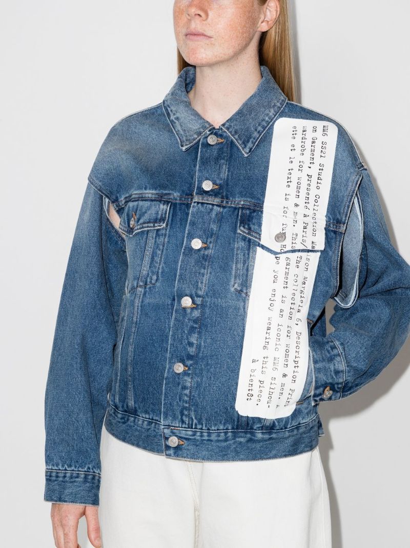 Description Print Denim Jacket