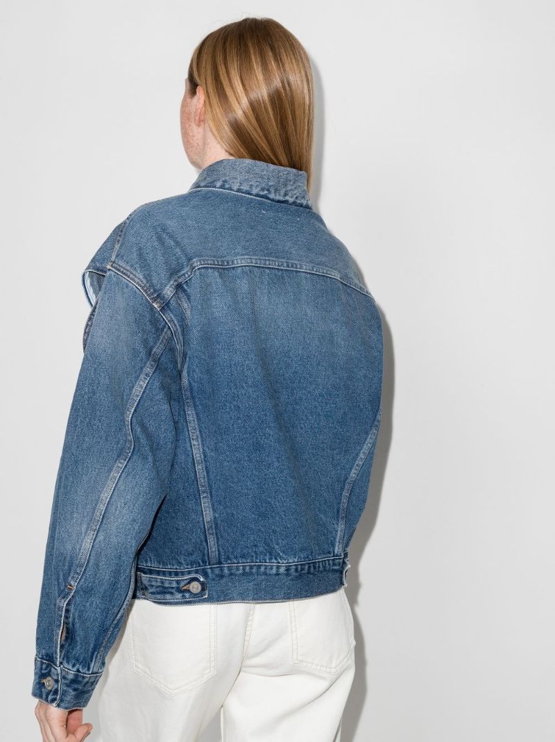 Description Print Denim Jacket