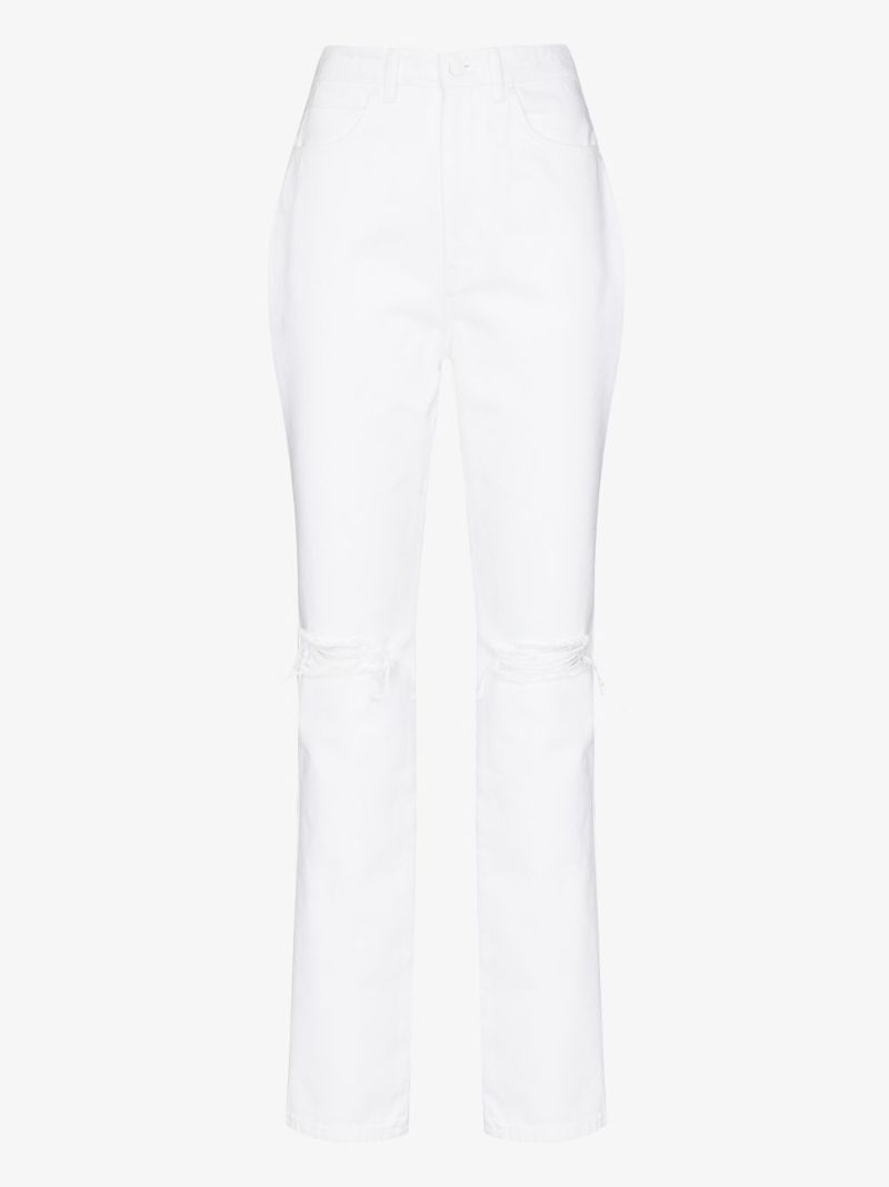 Ripped-knee Skinny Jeans