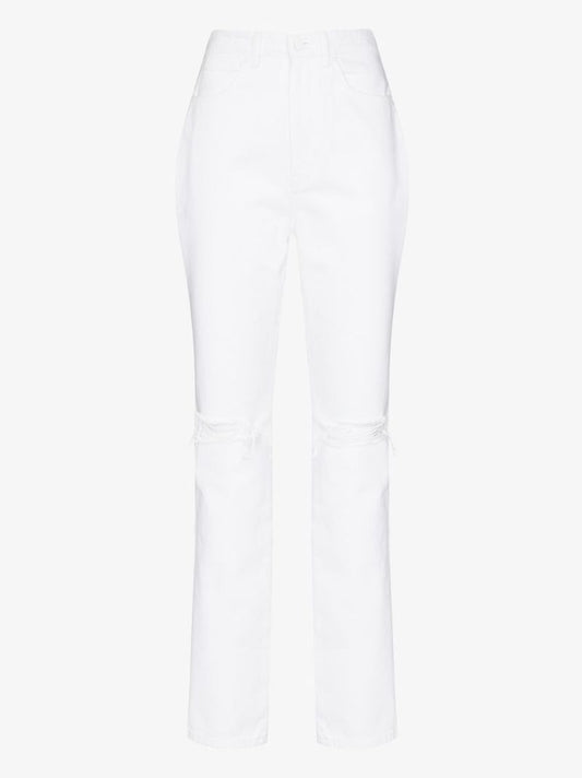 Ripped-knee Skinny Jeans