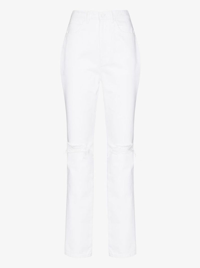 Ripped-knee Skinny Jeans