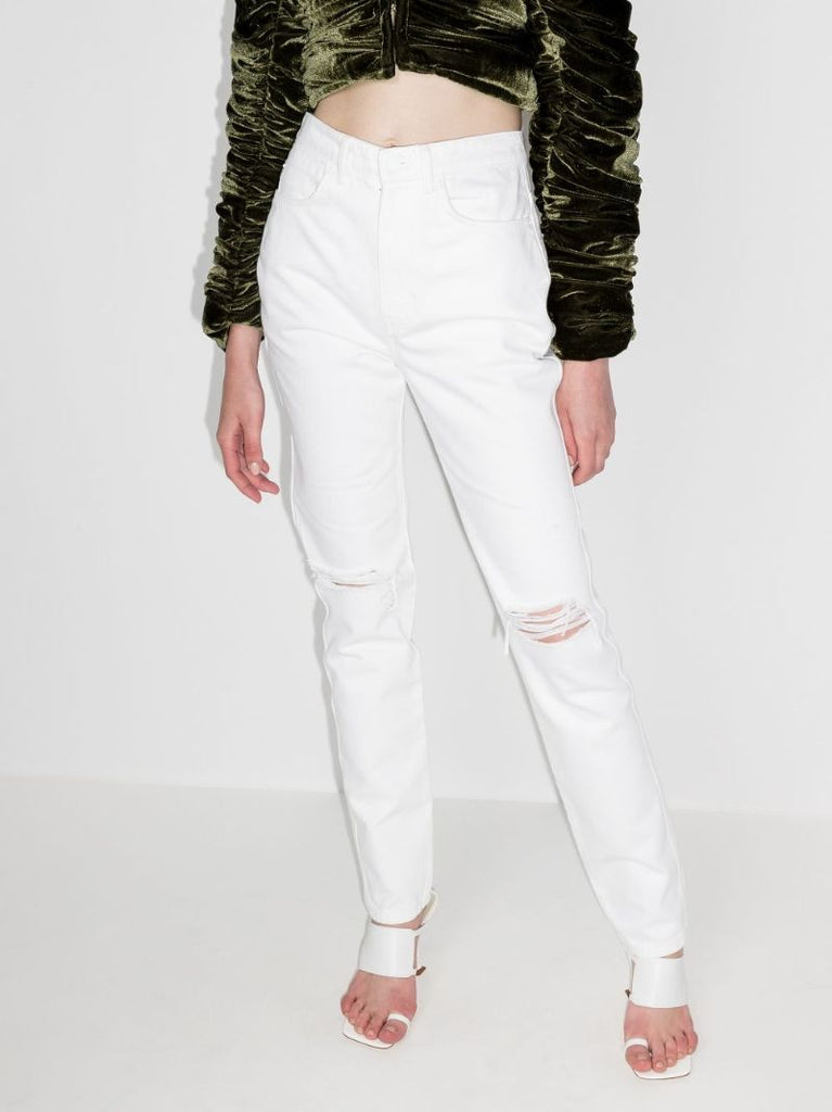 Ripped-knee Skinny Jeans