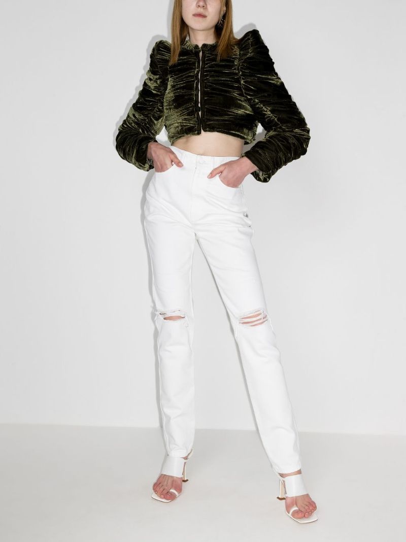 Ripped-knee Skinny Jeans
