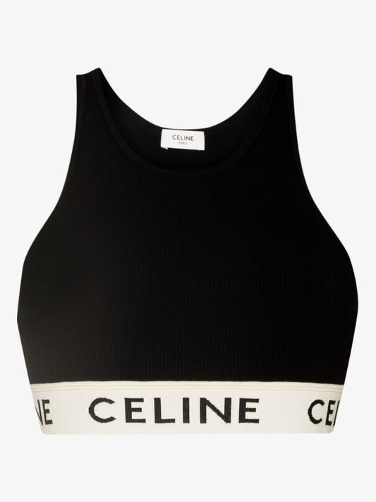 Logo Band Crop Top