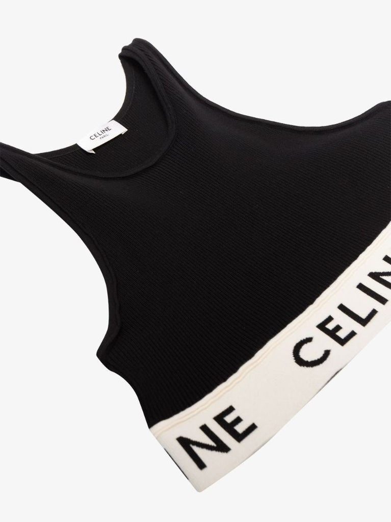 Logo Band Crop Top