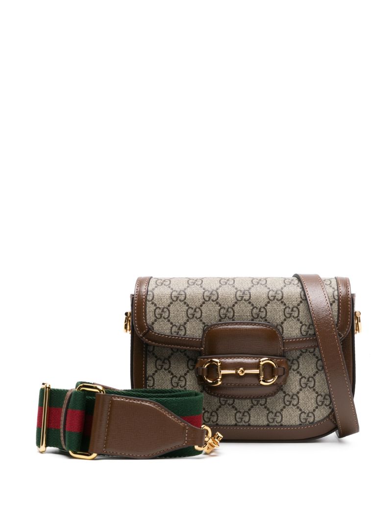 Brown Horsebit 1955 Shoulder Bag