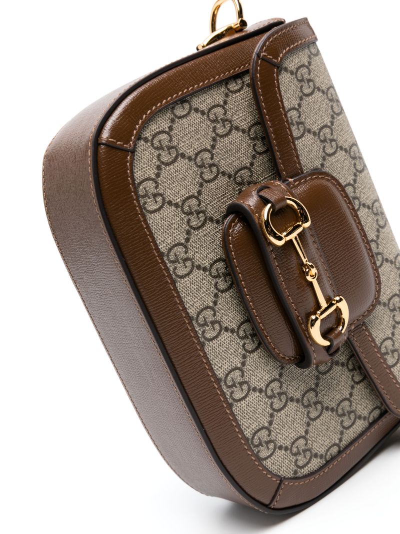 Brown Horsebit 1955 Shoulder Bag