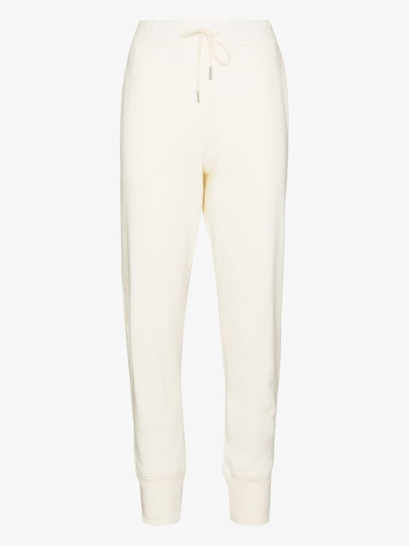High Waist Cotton Track Pants