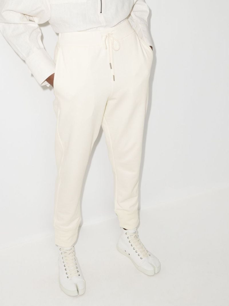 High Waist Cotton Track Pants