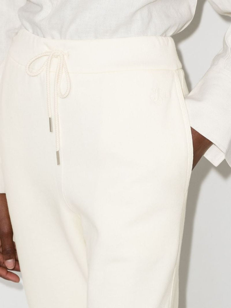 High Waist Cotton Track Pants