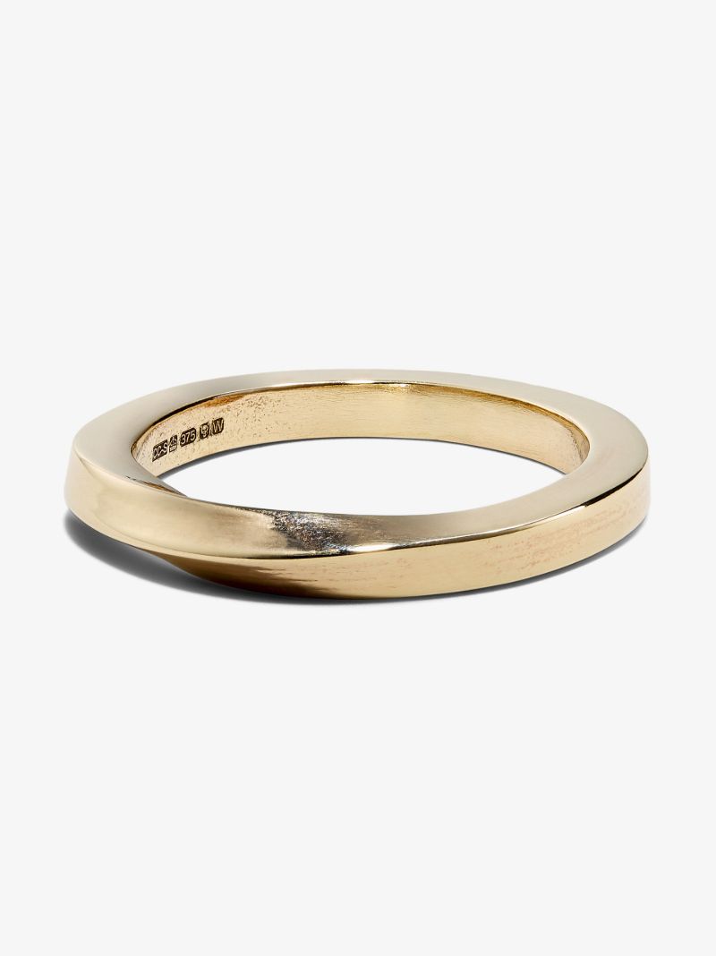 9k Yellow Gold Exclusive Twist Ring