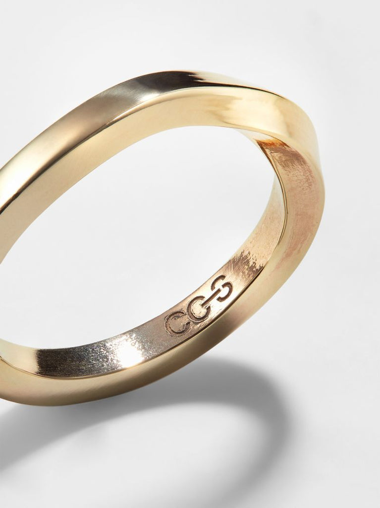 9k Yellow Gold Exclusive Twist Ring