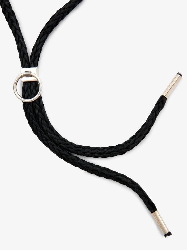 Sterling Silver Bolo Tie Necklace
