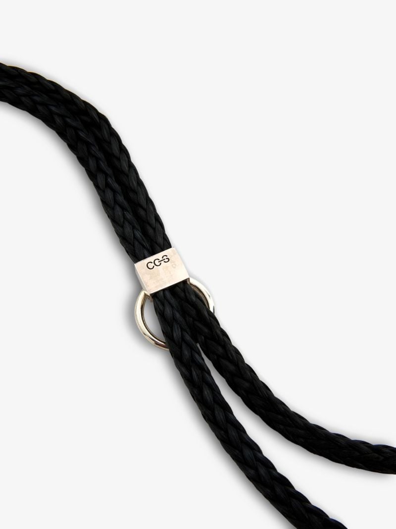 Sterling Silver Bolo Tie Necklace