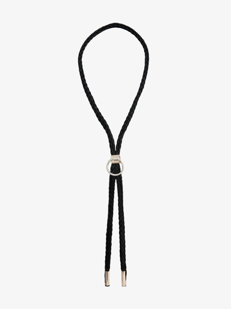 Sterling Silver Bolo Tie Necklace