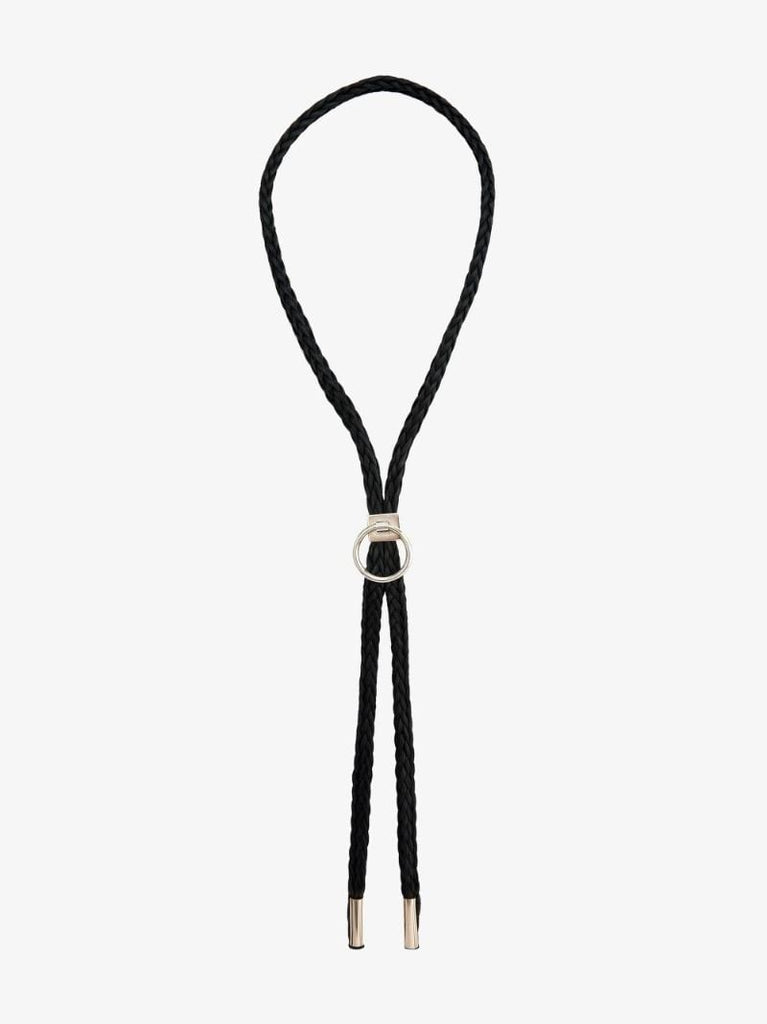 Sterling Silver Bolo Tie Necklace