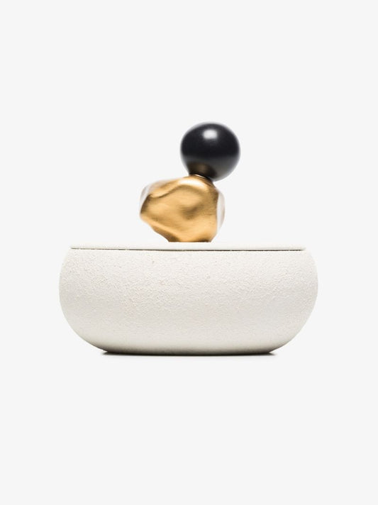 White Earthenware Jewellery Box