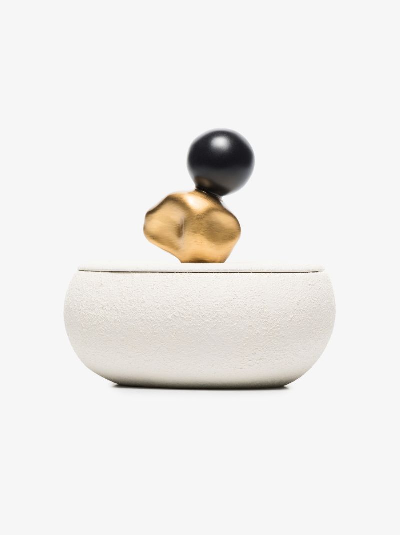 White Earthenware Jewellery Box
