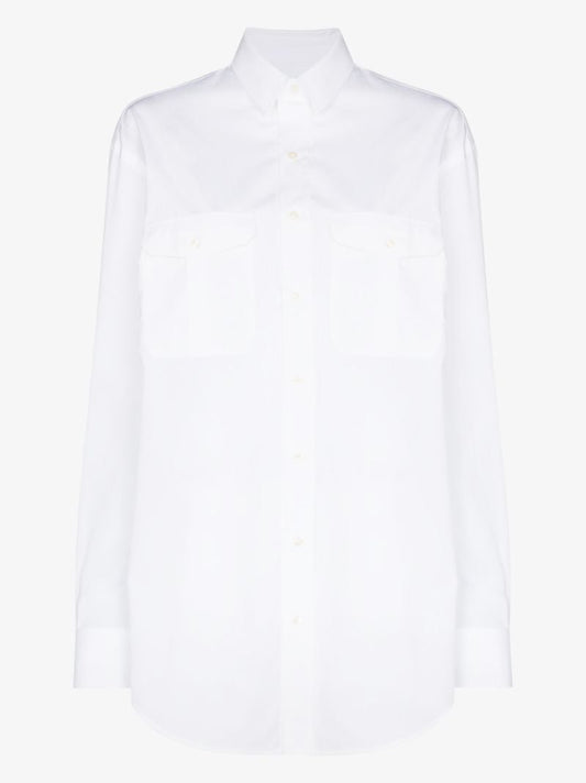 White Mini Shirt Dress