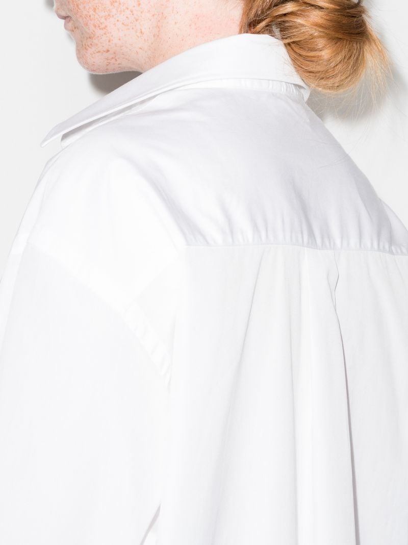 White Mini Shirt Dress