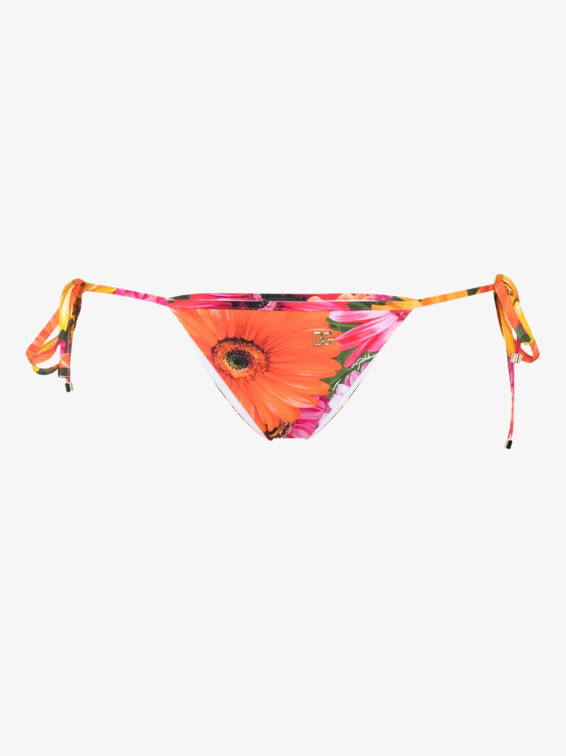 Floral Print Triangle Bikini