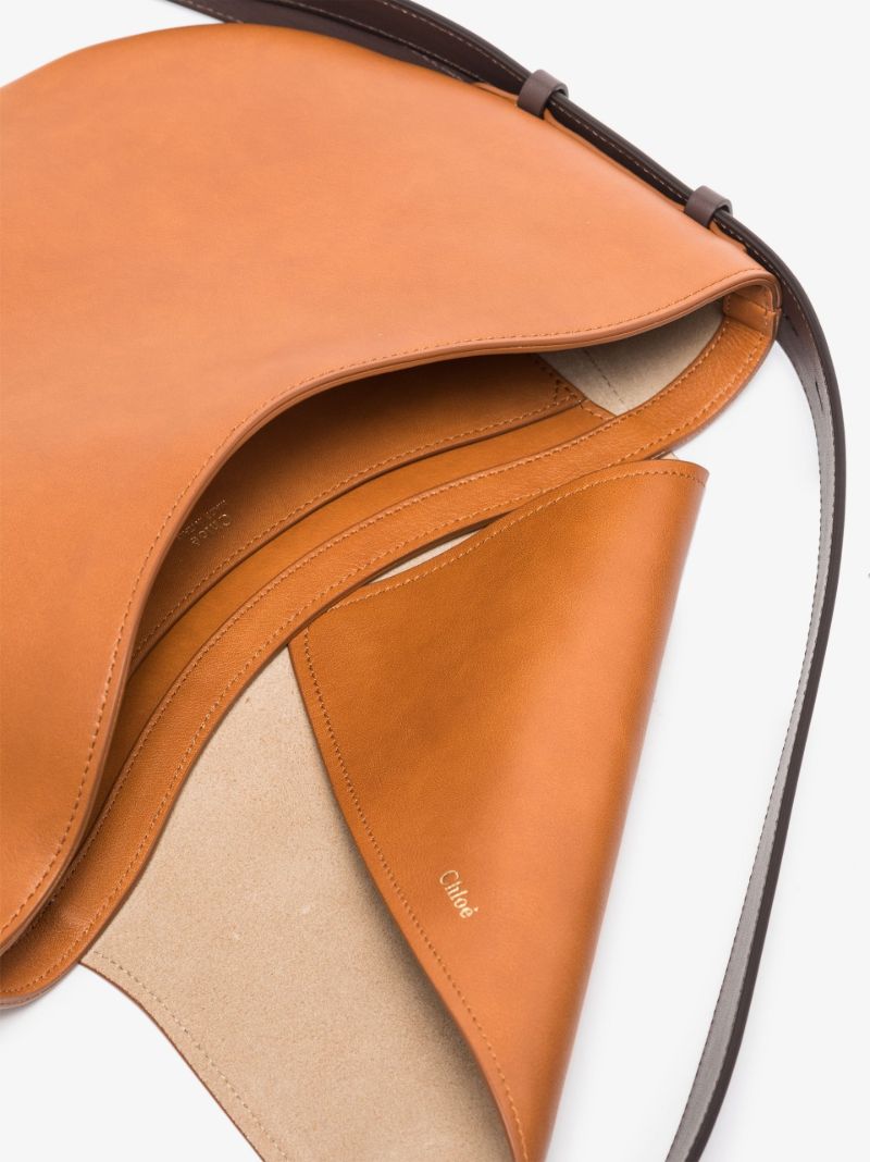 Brown Kiss Leather Shoulder Bag