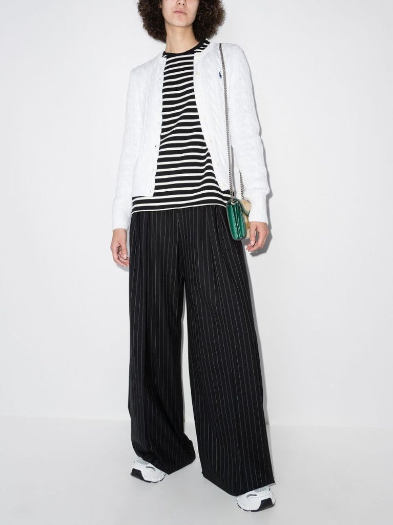 Cable Knit Cotton Cardigan