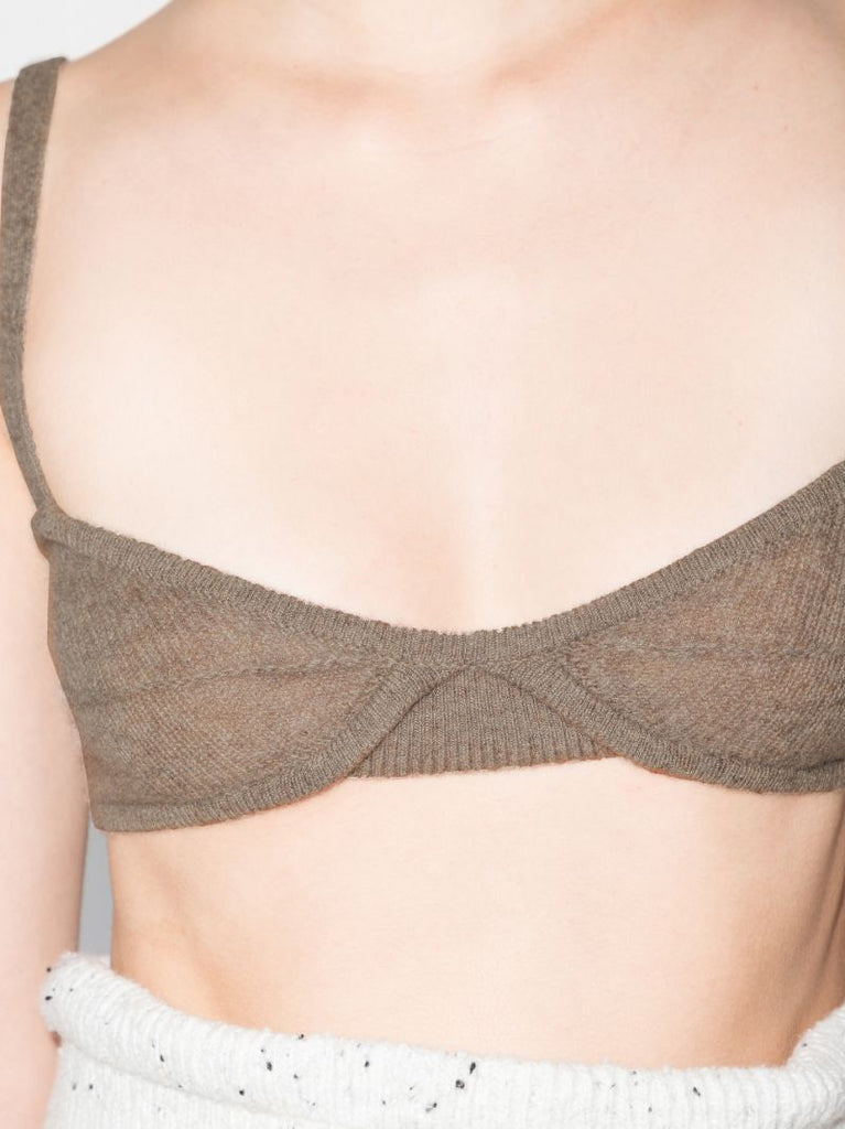 Eda Knitted Cashmere Bralette