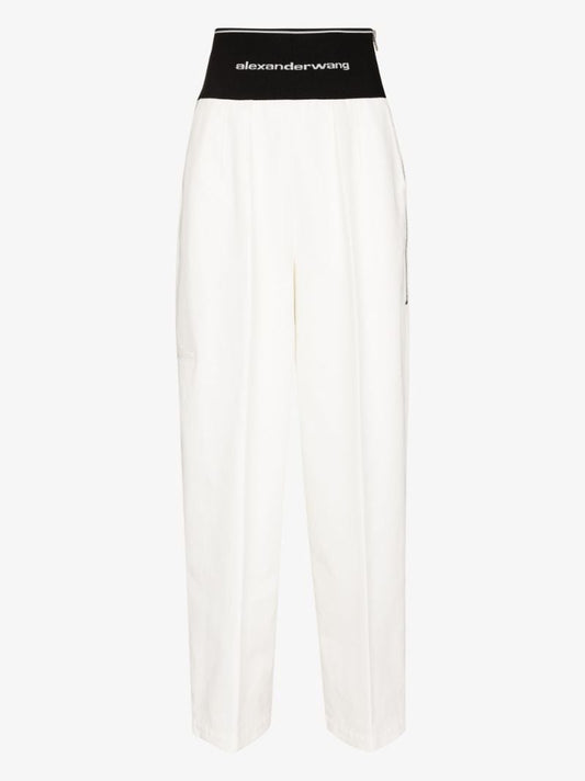 Logo Waistband Trousers