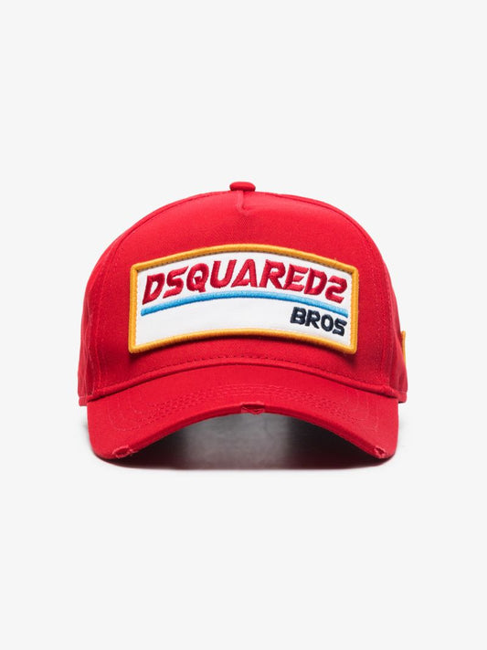 Red Bros Logo Patch Baseball Cap