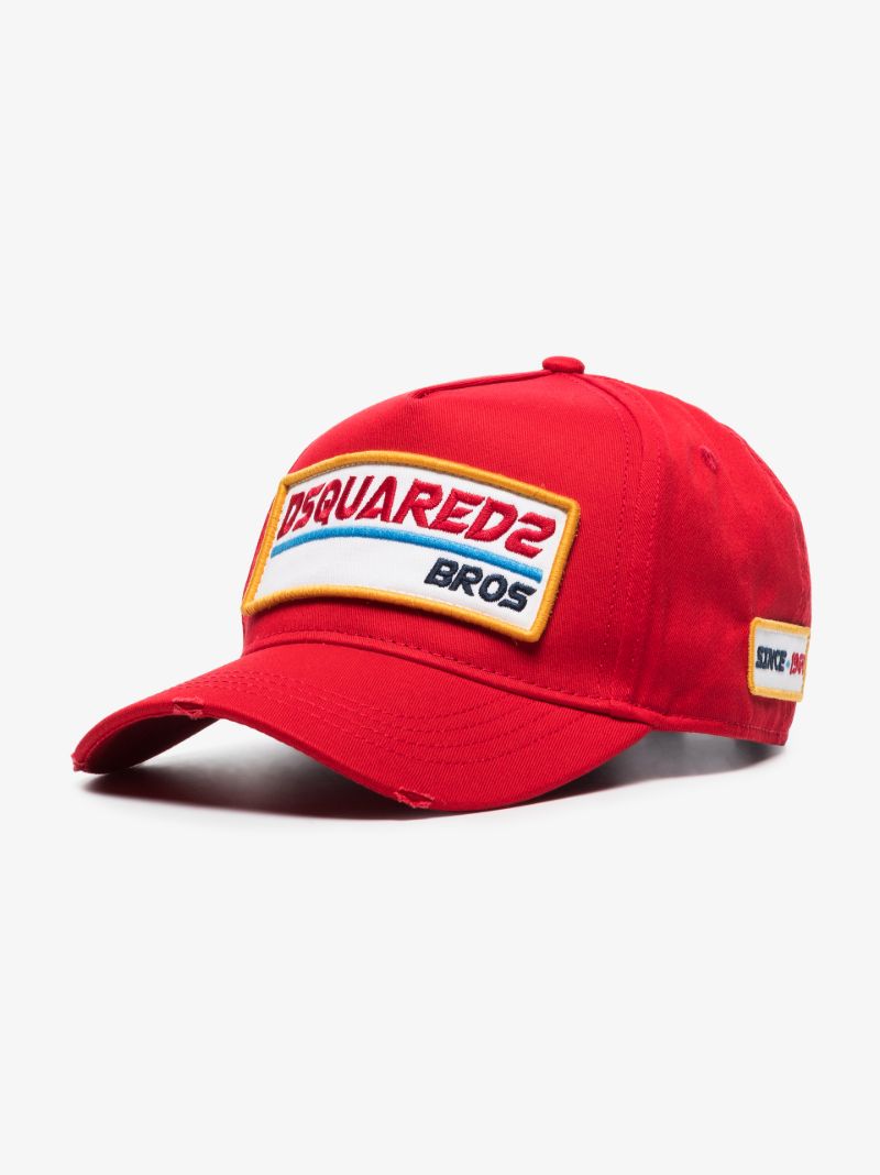 Red Bros Logo Patch Baseball Cap
