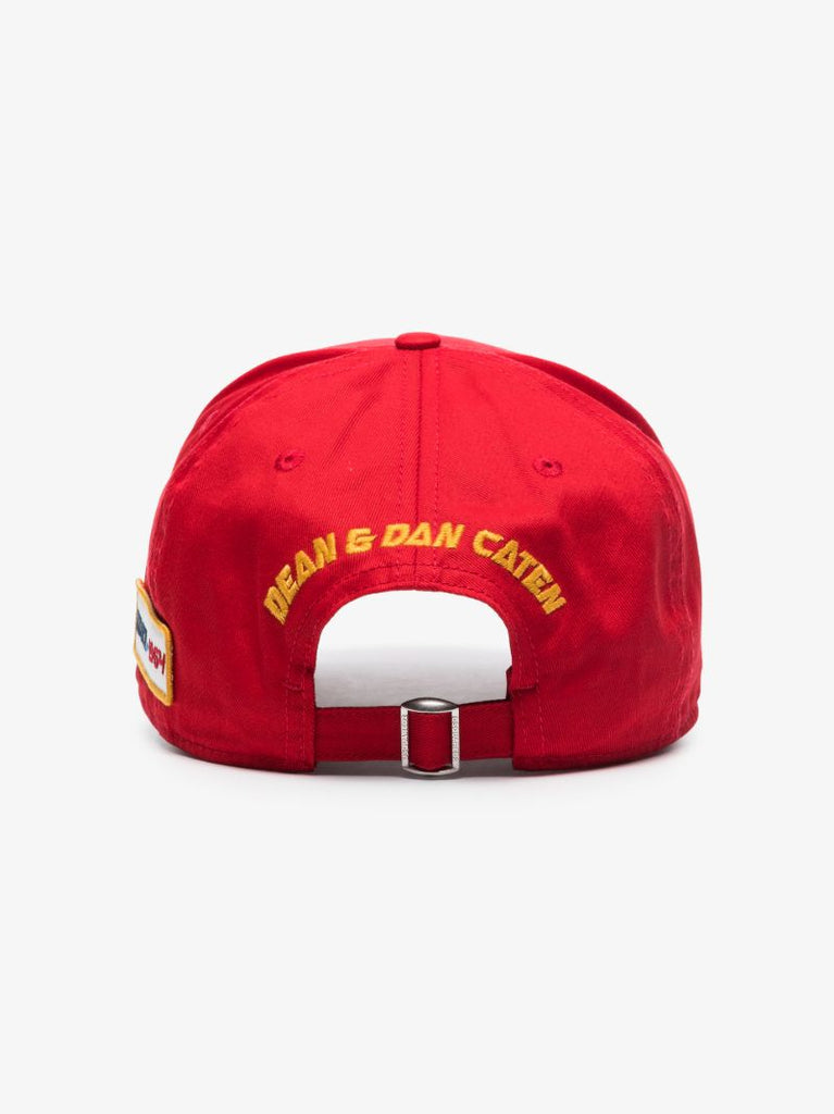 Red Bros Logo Patch Baseball Cap
