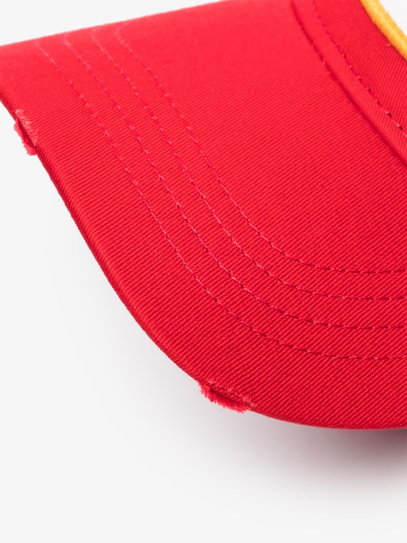 Red Bros Logo Patch Baseball Cap
