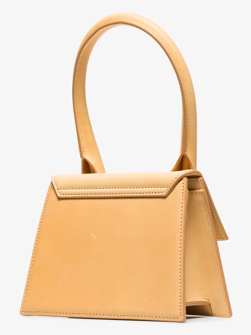 Neutral Le Chiquito Moyen Leather Mini Bag