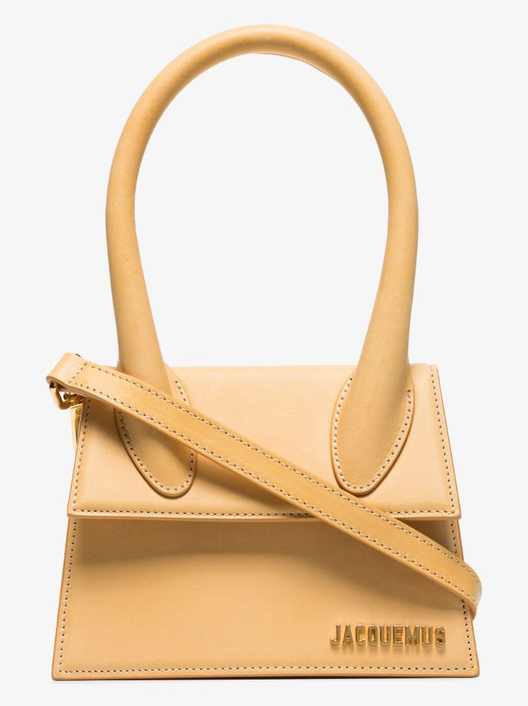 Neutral Le Chiquito Moyen Leather Mini Bag