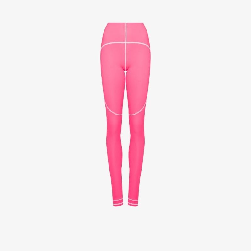 Contrast-seam Leggings
